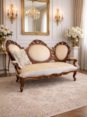 Vintažinė Viktorijos stiliaus sofutė