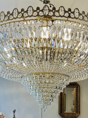 Įspūdingas prabangus krištolo sietynas "Grand Palais"