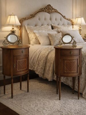 Art Deco laikotarpio spintelių su veidrodžiais komplektas  "Cabinets de Nuit - Jovitti Edition"