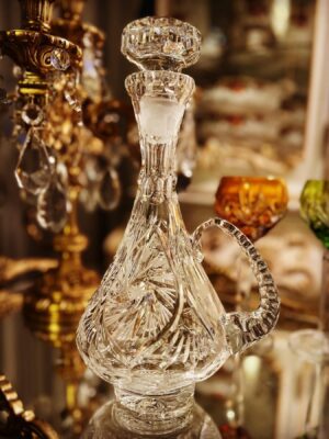 Vintažinis krištolo grafinas vynui "Porto Eleganza"