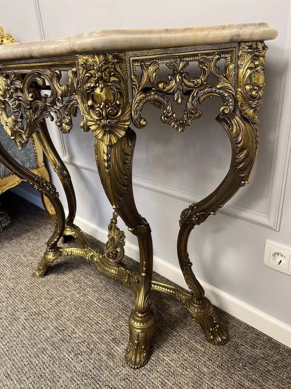 Įspūdinga baroko stiliaus konsolė "Florentine Shadow" - Image 3