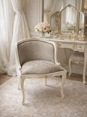 Vintažinė atnaujinta kėdė " Luna - Jovitti Edition"