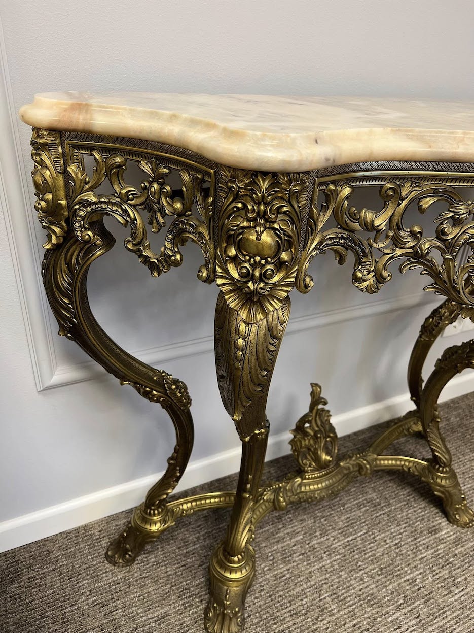 Įspūdinga baroko stiliaus konsolė "Florentine Shadow" - Image 4