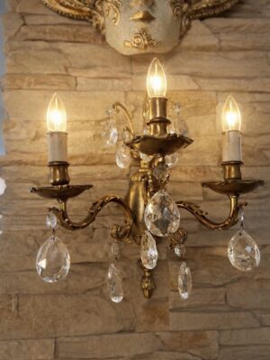 Vintažinis itališkas sieninis bra "Tre Luci"