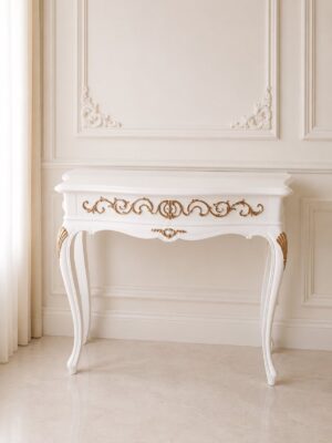 Elegantiška medinė riestakojė konsolytė "Fleur de Perle" - Jovitti Edition