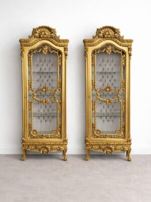 Puošni vintažinė, aukso spalvos indauja "Vitrina Firenze"