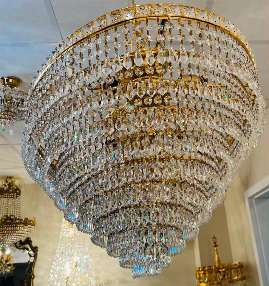 Pailgos formos naudotas krištolo sietynas "Luce di Diamante" - Image 2