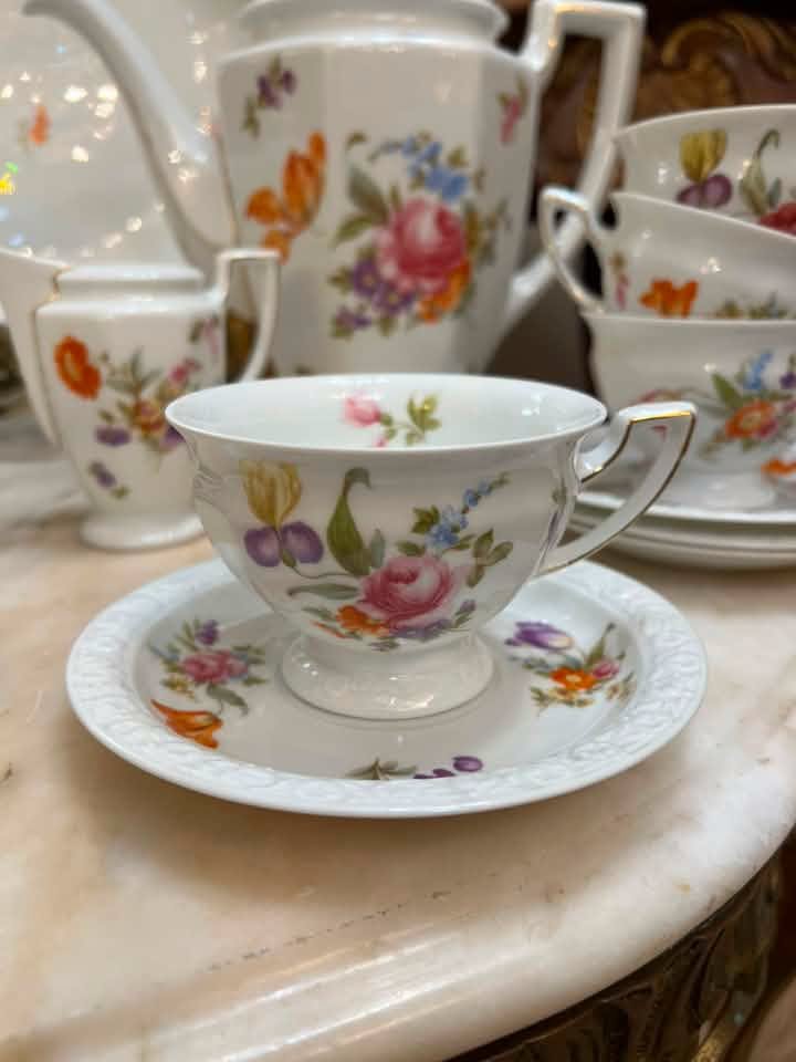 Vintažinis Rosenthal „Maria“ pusryčių servizas 6 asmenims - Image 3