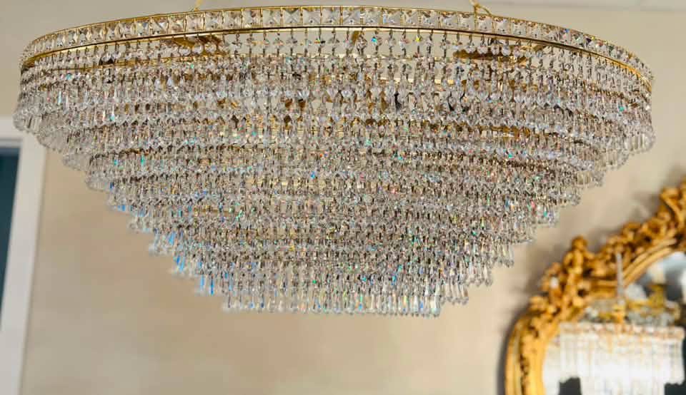 Pailgos formos naudotas krištolo sietynas "Luce di Diamante" - Image 3
