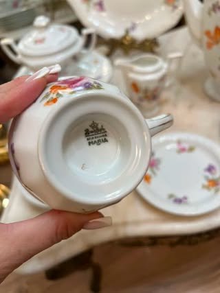 Vintažinis Rosenthal „Maria“ pusryčių servizas 6 asmenims - Image 2